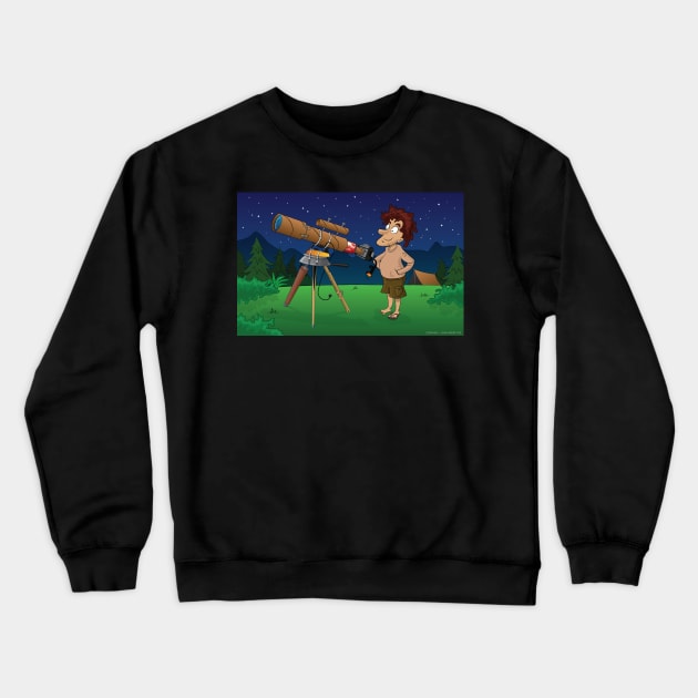 Budget Astrophotography Crewneck Sweatshirt by StarToons